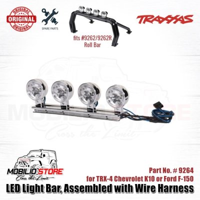 Traxxas Part #9264 LED Light Bar Assembled with Wire Harness for TRX4