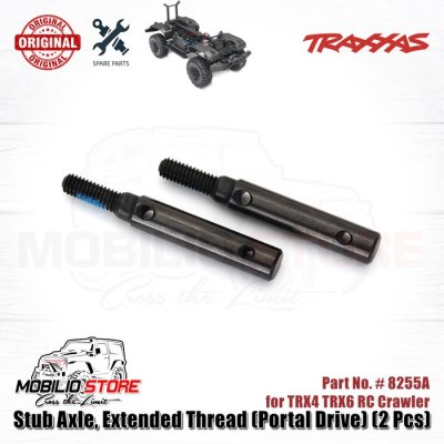 Traxxas Part #8255A Stub Axle Extended Thread Portal Drive for TRX4 RC