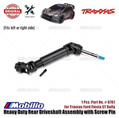 Traxxas Part #6761 Rear Driveshaft Assembly for RC Ford Fiesta Rally