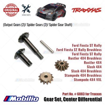 Traxxas Part #6883 Gear Set Center Differential for Ford Rally Slash