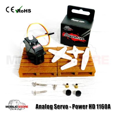 Power HD 1160A Analog Servo Mini 6.0V 2,7 Kg RC Cars Crawler 112 116