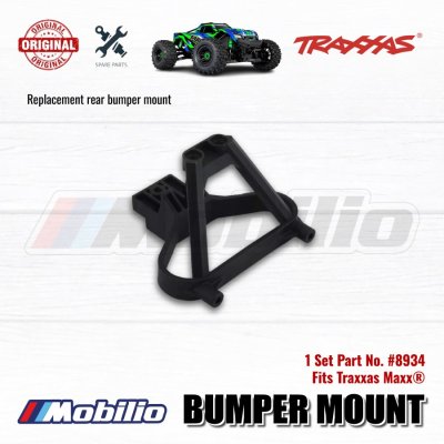 Traxxas Part #8934 Rear Bumper Mount Replacement for RC Maxx Monster Truck