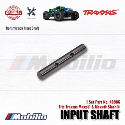 Traxxas Part #8986 Transmission Input Shaft for RC Slash Maxx Short Course Monster Track