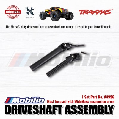 Traxxas Part #8996 The Maxx Duty Driveshaft fits Front or Rear - Left or Right 1 Pcs for RC Maxx Truck