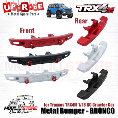 Upgrade Part Metal Front Rear Bumper Suitable for Bronco Traxxas TRX4M