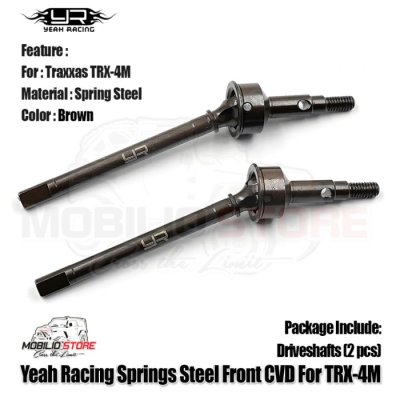 Upgrade Part - Yeah Racing Spring Steel Front CVD for Traxxas TRX4M