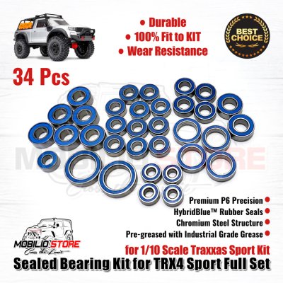 Blue Sealed Bearing Set High Quality for Traxxas TRX-4 Sport Kit RC