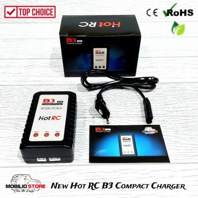 Battery Compact Charger New B3 HotRC Baterai Pack LiPo Li-Ion 2S 3S