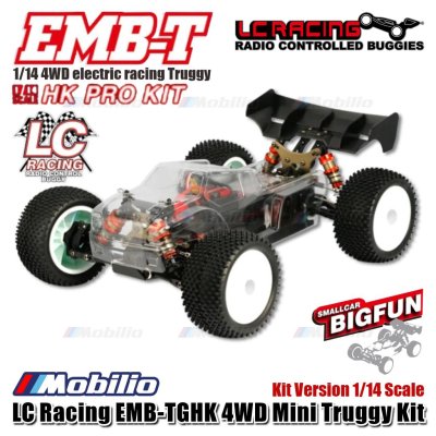 LC Racing EMB-TGHK 4WD Mini Truggy Kit 1/14 Scale Unassembled