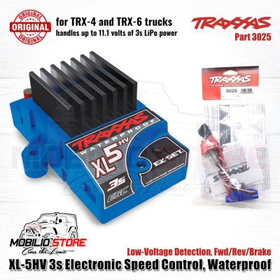 Traxxas 3025 XL-5HV 3S Electronic Speed Control Waterproof ESC TRX-4