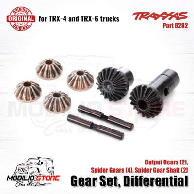 Traxxas Part 8282 Gear Set Differential Gears TRX-4 TRX-6 Original