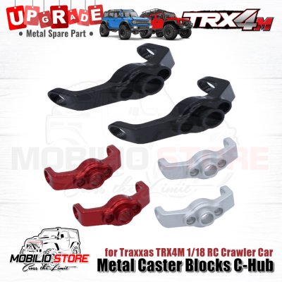 Upgrade Part - Metal Caster Blocks C-Hub for 1/18 RC Car Traxxas TRX4M