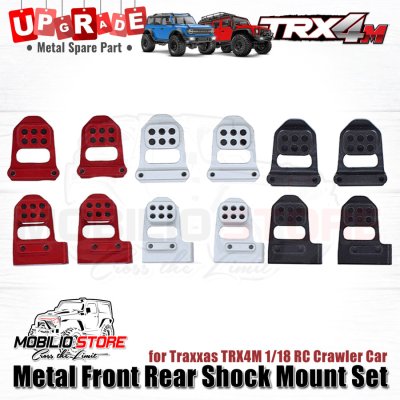 Upgrade Part Metal Shock Mount Set for 1/18 RC Crawler Traxxas TRX4-M