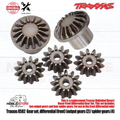 Traxxas #8582 Gear Set Differential Front Output Gears Spider Gears