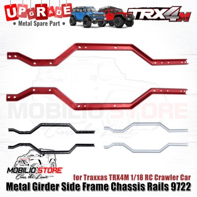 Upgrade Part Metal Girder Side Frame Chassis Rails for Traxxas TRX4M