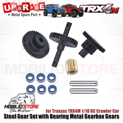 Upgrade Part - Metal Steel Transmission Gear Set for RC Traxxas TRX4M