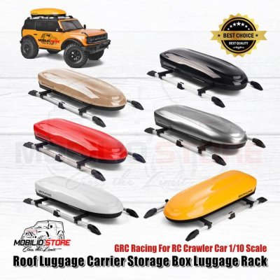 GRC Racing Roof Luggage Carrier Storage Box Luggage Rack RC Crawler