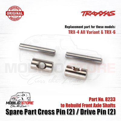 Spare Part Cross Pin Drive Pin 8233 for Front Axle Shafts Traxxas TRX4