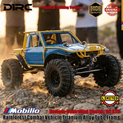 D1RC Ti-Fury Rainforest Combat Vehicle Titanium Alloy Tube Frame Remote-Controlled Electric RC RTR Rock Crawler