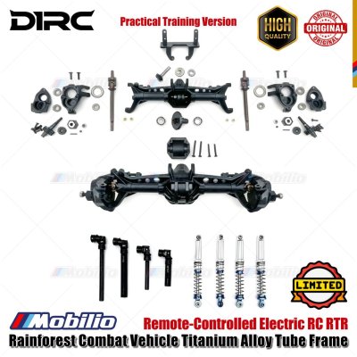 D1RC Ti-Fury Rainforest Combat Vehicle Titanium Alloy Tube Frame Remote-Controlled Electric RC RTR Rock Crawler