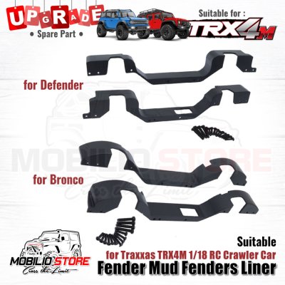 Upgrade Part Fender Mud Fenders Liner for Traxxas TRX4M RC Crawler