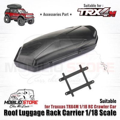 Accessories - Roof Luggage Rack Carrier 1/18 Scale for Traxxas TRX4M