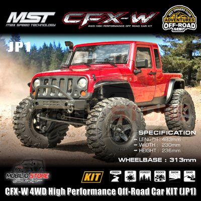 RC MST CFX-W JP1 18 4WD Front Motor High Performance Crawler KIT