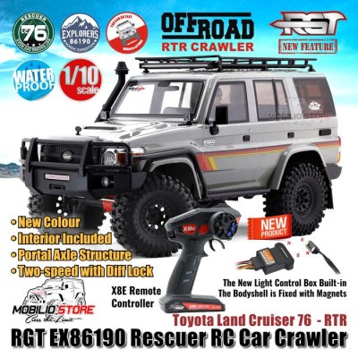 RGT EX86190 Rescuer Toyota Land Cruiser 76 RC Car 110 Crawler RTR