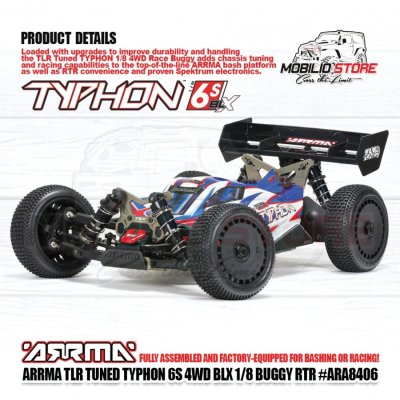 Arrma TLR Tuned TYPHON 18 4WD BLX Buggy RTR