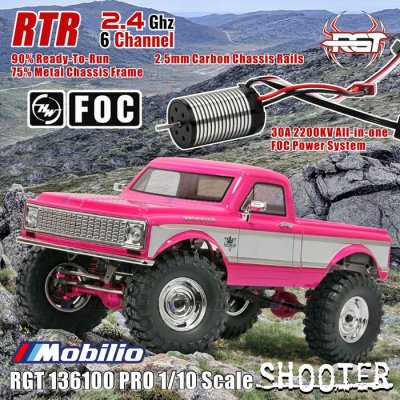 RGT 136100 PRO 1/10 Scale LCG FOC Brushless Adventure Crawler RC Car