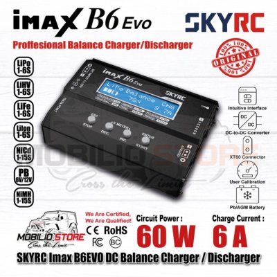 Original SKYRC iMAX B6EVO 60W 6A Professional Balance Charge SK-100168