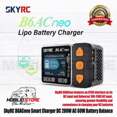 SkyRC B6ACneo 10A Multi Function Smart Charger Discharger DC 200W