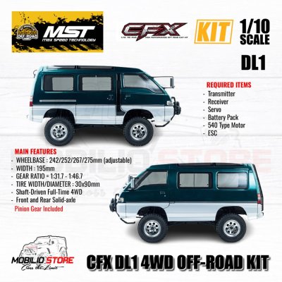 MST CFX DL1 1/10 4WD Off-Road Car Kit RC Crawler Car Adventure