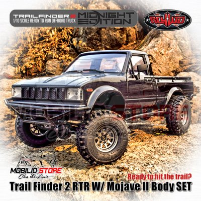 RC4WD Trail Finder 2 RTR w/Mojave II Body Set (Midnight Edition) HILUX