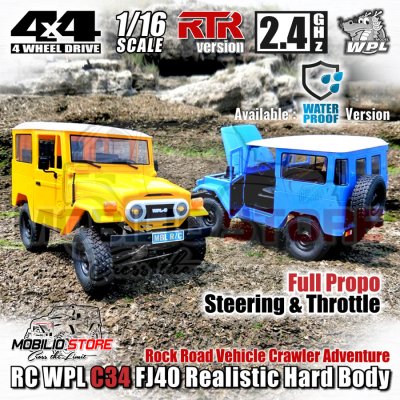 WPL C34 RTR FJ40 Remote Control Rc Crawler 4WD