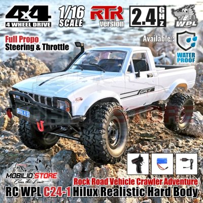 RC Cars - New WPL C24-1 White Full Propo RTR Off Road Racing 4WD - C24-1