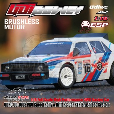 UDIRC UD-1603 PRO Lancia Speed Rally & Drift RC RTR Brushless System