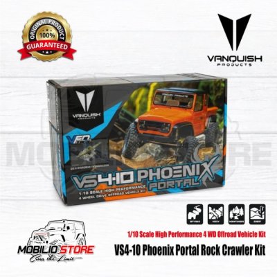 Vanquish 1/10 VS4-10 4WD Rock Crawler KIT W/ Phoenix Portal Clear Body