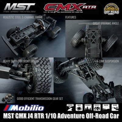 MST CMX J4 Jimny RTR 242mm Wheelbase RC Adventure Off-Road Crawler Car