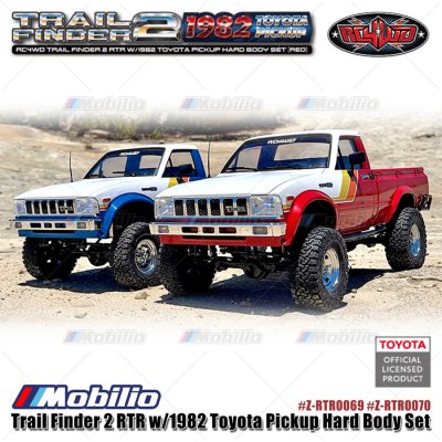 RC4WD Trail Finder 2 RTR w/1982 Toyota Pickup Hard Body Set RC Crawler Adventure #Z-RTR0069 #Z-RTR0070