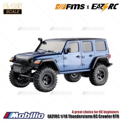 FMS EAZYRC 1:18 Thunderstorm New Simulation Wrangler RC Crawler Climbing Vehicle