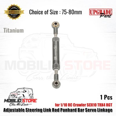 Adjustable Steering Link Rod Panhard Servo Linkage for 1/10 RC Crawler