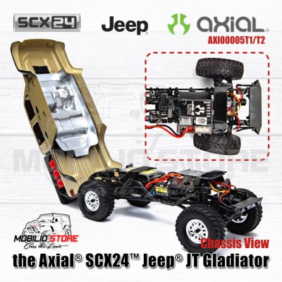 Axial SCX24 Jeep JT Gladiator RC Car 1/24 Scale 4WD RTR Crawler