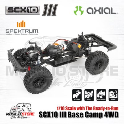 Axial SCX10 III Base Camp 4WD RC Car 1/10 Scale RTR Crawler Off-Road