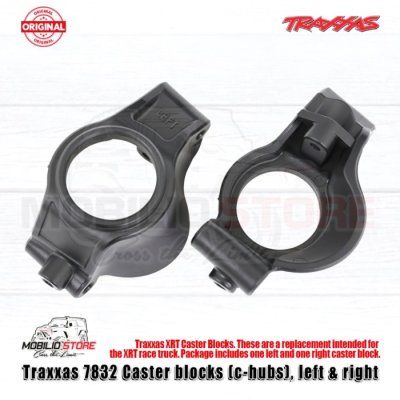 Traxxas #7832 Caster Blocks C-Hubs Left Right Original Part XRT X-Maxx