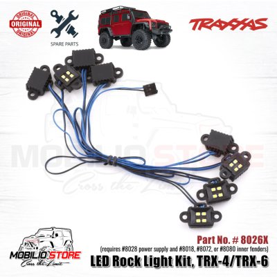 Traxxas Part #8026X LED Rock Light Kit TRX4 TRX6 Genuine RC Crawler