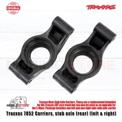 Traxxas #7852 Rear Carriers Stub Axle Rear Left & Right for XRT X-Maxx