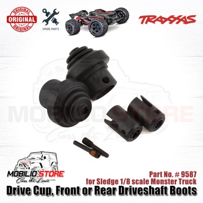 Traxxas Part #9587 Drive Cup Front or Rear Driveshaft Boots for Sledge