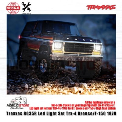 Traxxas #8035R TRX-4 1979 Ford Bronco & F-150 Pro Scale LED Light Set