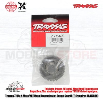 Traxxas #7784X X-Maxx XRT Metal Transmission Output Gear 51T for 7785X